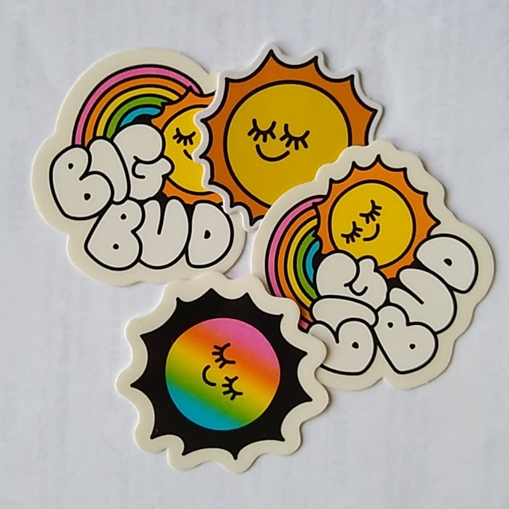 Big Bud Press Stickers